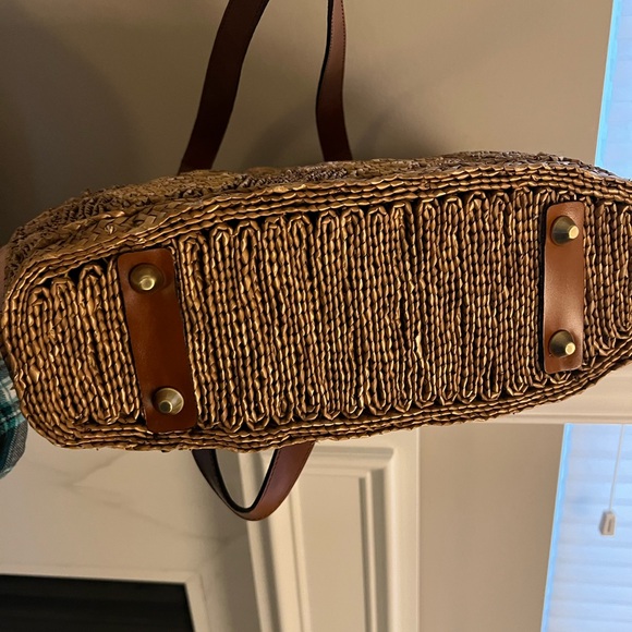 Patricia Nash Palmanova Leather and Woven Shoulder Bag - Picture 4 of 7